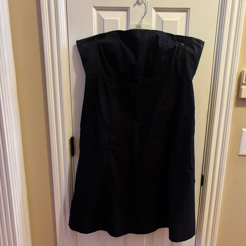 Stunning black strapless dress, size 20